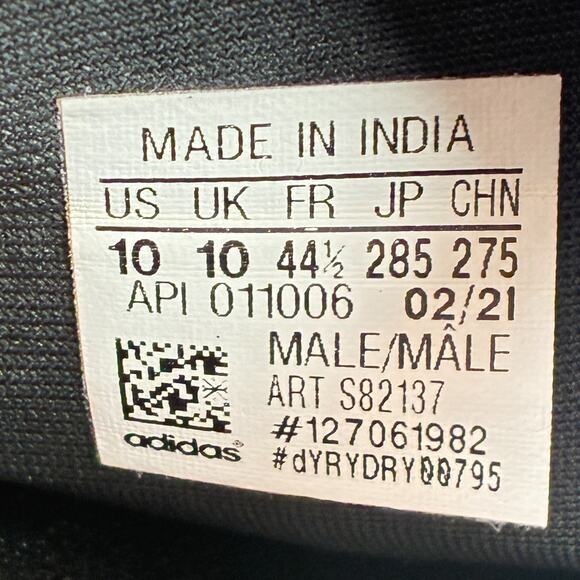 Adidas Adilette Comfort Slides Black Casual Slip On Sandals S82137 Mens Size 10 - Picture 8 of 9